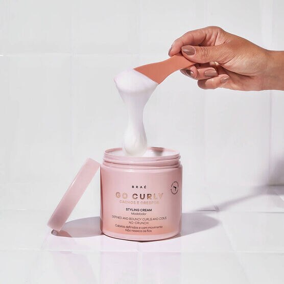 Finalizador Braé Go Curly Cachos e Crespos Styling Cream