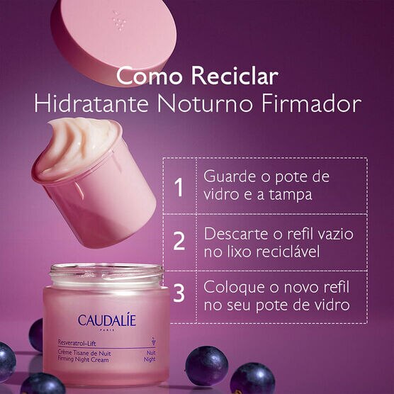Hidratante Noturno Caudalie Resveratrol-Lift Alternativa ao Retinol