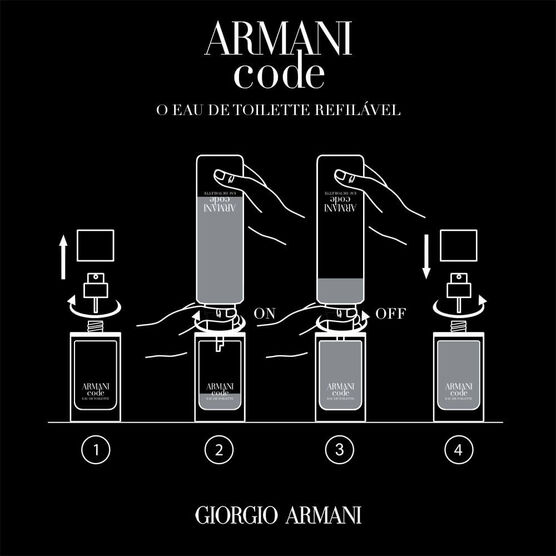 Refil Perfume Armani Code Homme Masculino Eau de Toilette