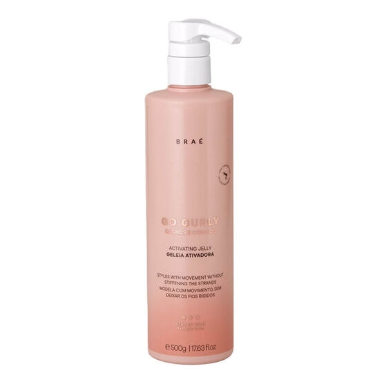 Geleia Ativadora Condicionante Braé Go Curly Cachos e Crespos