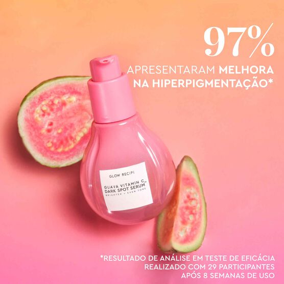 SÉRUM PARA MANCHAS COM VITAMINA C GLOW RECIPE GUAVA