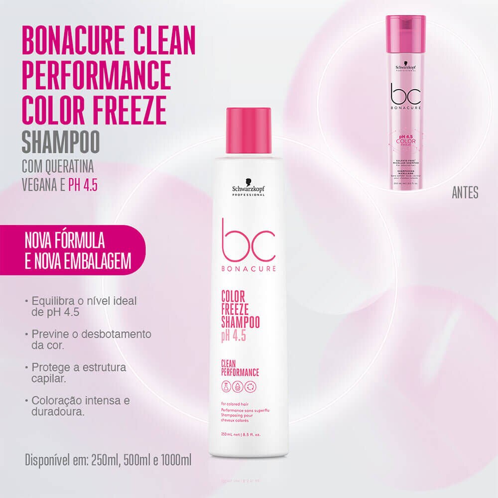 Shampoo Schwarzkopf Bonacure Clean Performance Color Freeze | Sephora