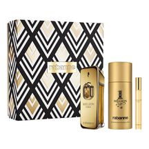 KIT COFFRET RABANNE MILLION GOLD ELIXIR MASCULINO EAU DE PARFUM INTENSE