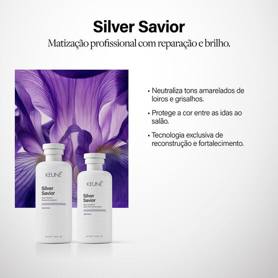 Shampoo Matizador Keune Care Silver Savior