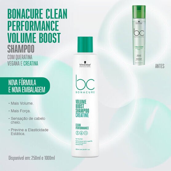 Shampoo Schwarzkopf Bonacure Clean Performance Volume Boost
