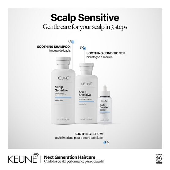 Condicionador para Couro Cabeludo Sens&iacute;vel Keune Care Scalp Sensitive
