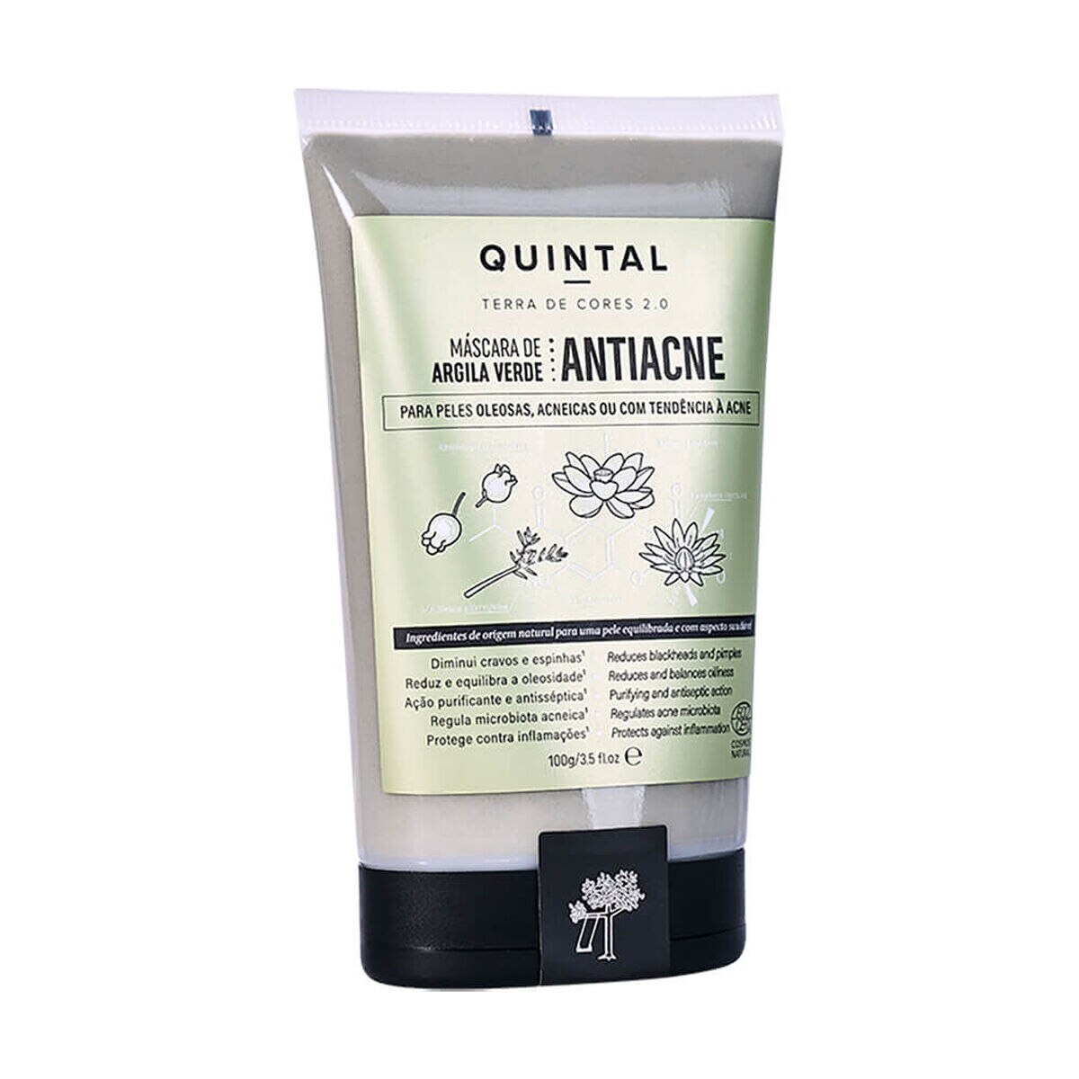 Máscaras de Argila Verde Antiacne  - Quintal Dermocosméticos