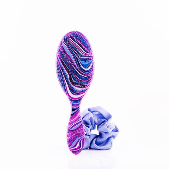 Kit Wet Brush Escova de Cabelo e Scrunchie Lilás