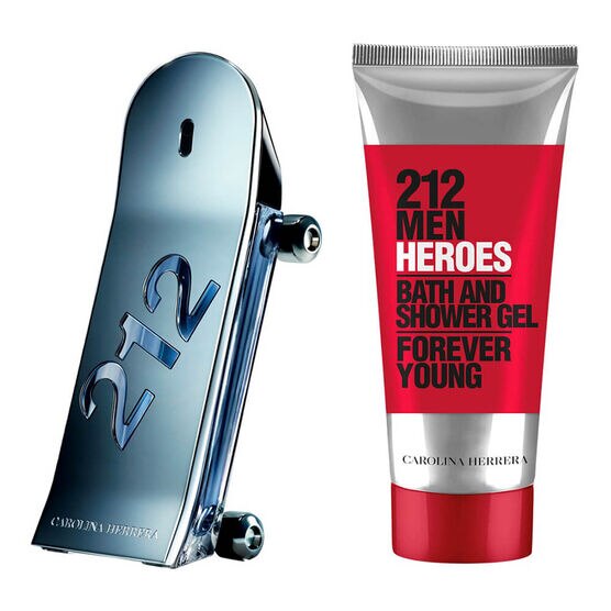 Kit Coffret Carolina Herrera 212 Heroes Men Masculino Eau de Toilette