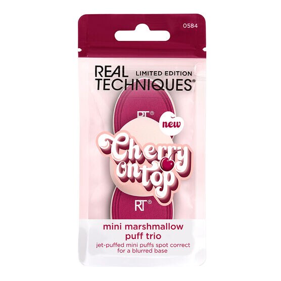 | TRIO DE MINI ESPONJAS CHERRY ON TOP