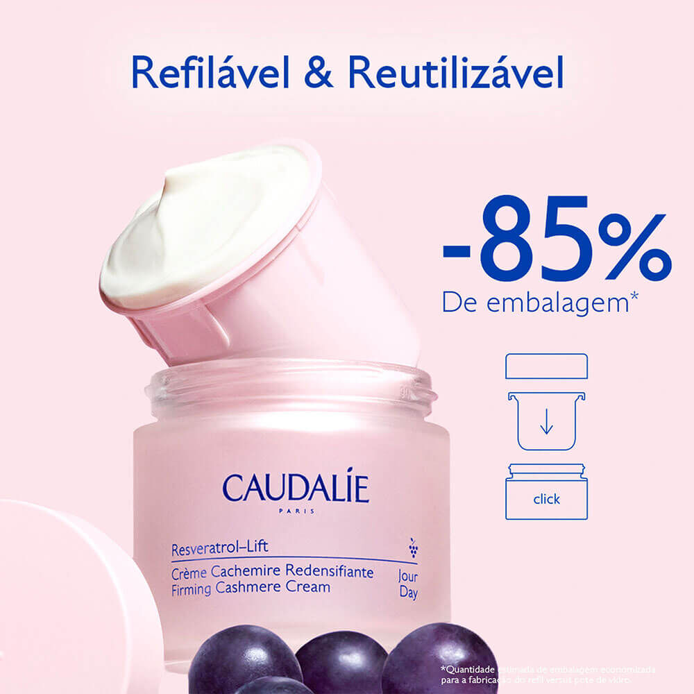 Hidratante Caudalie Resveratrol-Lift Diurno Cashmere Refil | Sephora