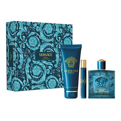 Kit Coffret Versace Eros Pour Homme Masculino Eau de Parfum