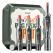 Kit 4 mini batons 0,75g (flame game,  pink thrills, revved-up red, lusty rose )