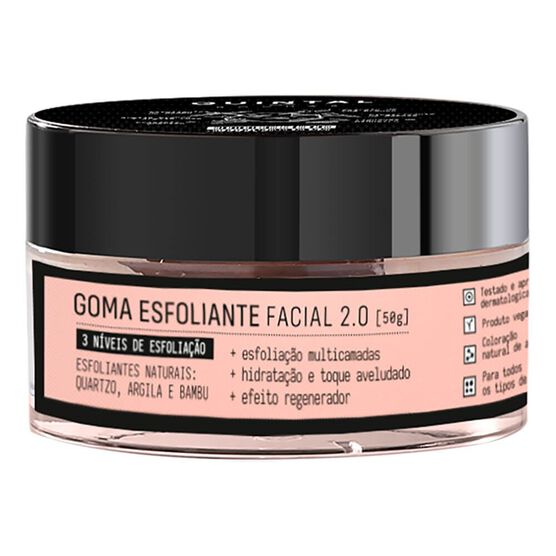 Goma esfoliante facial, da Quintal