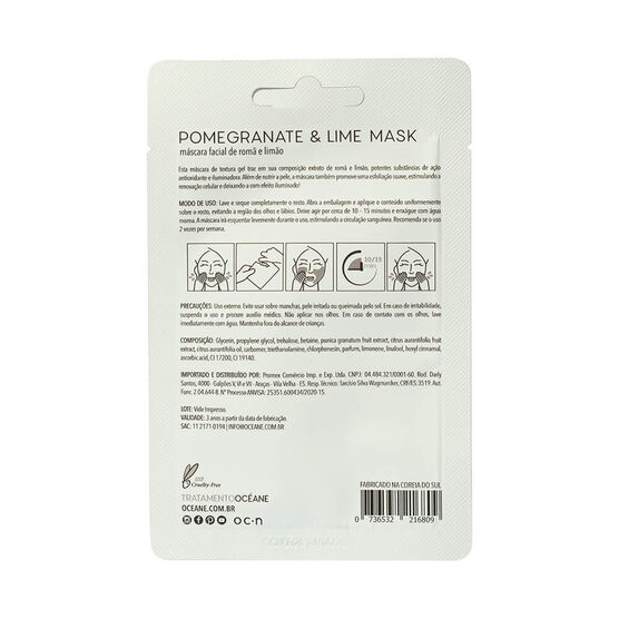 OCEANE     POMEGRAN&LIME MASK 8G