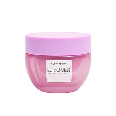 MINI HIDRATANTE FACIAL COM HIALURONICO GLOW RECIPE PLUM PLUMP