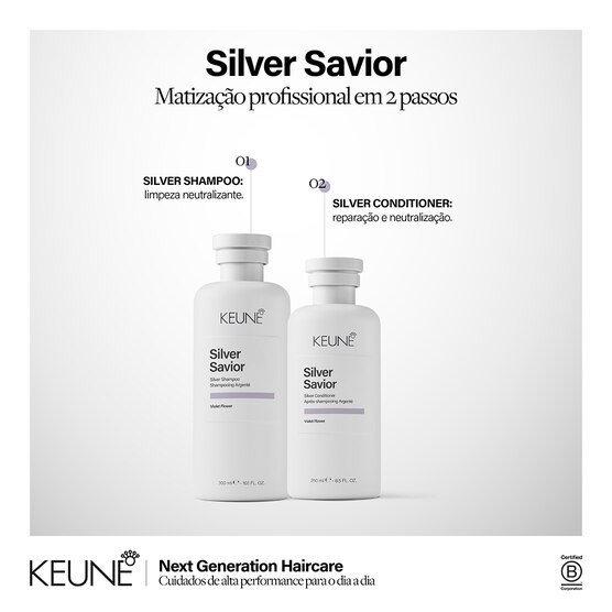 Shampoo Matizador Keune Care Silver Savior