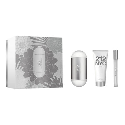 212 Kit Perfume feminino 212 EDT 100ml + Hidratante Corporal 100ml + MegaSpritzer