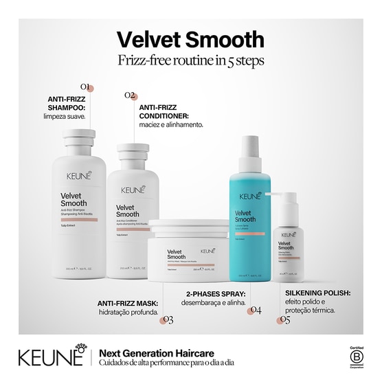 Spray Bif&aacute;sico Keune Care Velvet Smooth