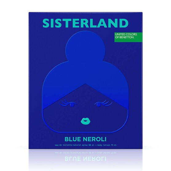 Kit Coffret Benetton Sisterland Blue Neroli Feminino Eau de Toilette