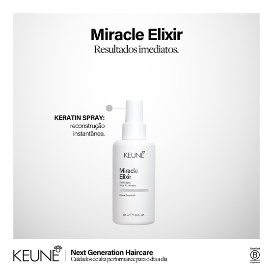 Ampola Reconstrutora Keune Care Miracle Elixir Keratin Booster