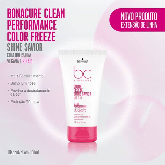 Finalizador Schwarzkopf Bonacure Clean Performance Shine Savior Color Freeze