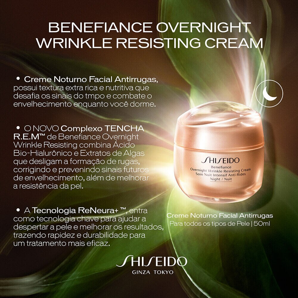 Creme Noturno Antirrugas Benefiance Overnight Wrinkle Resisting