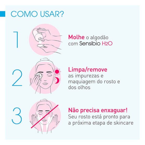 Água Micelar Bioderma Calmante Sensibio H2O