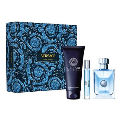 Kit Coffret Versace Pour Homme Masculino Eau de Toilette