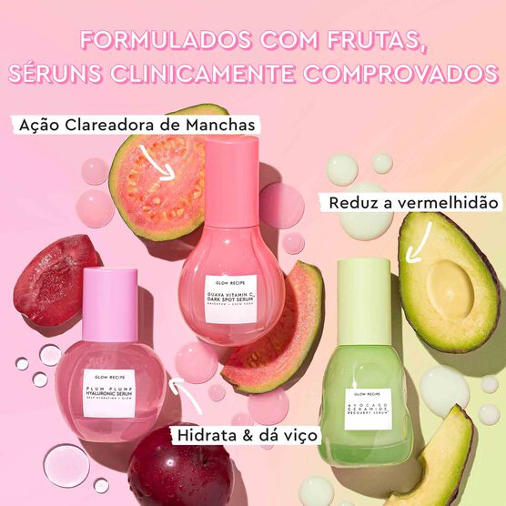 SÉRUM PARA MANCHAS COM VITAMINA C GLOW RECIPE GUAVA
