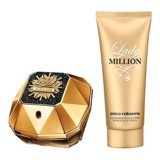 Kit Coffret Rabanne Lady Million Fabulous Feminino Eau de Parfum Intense