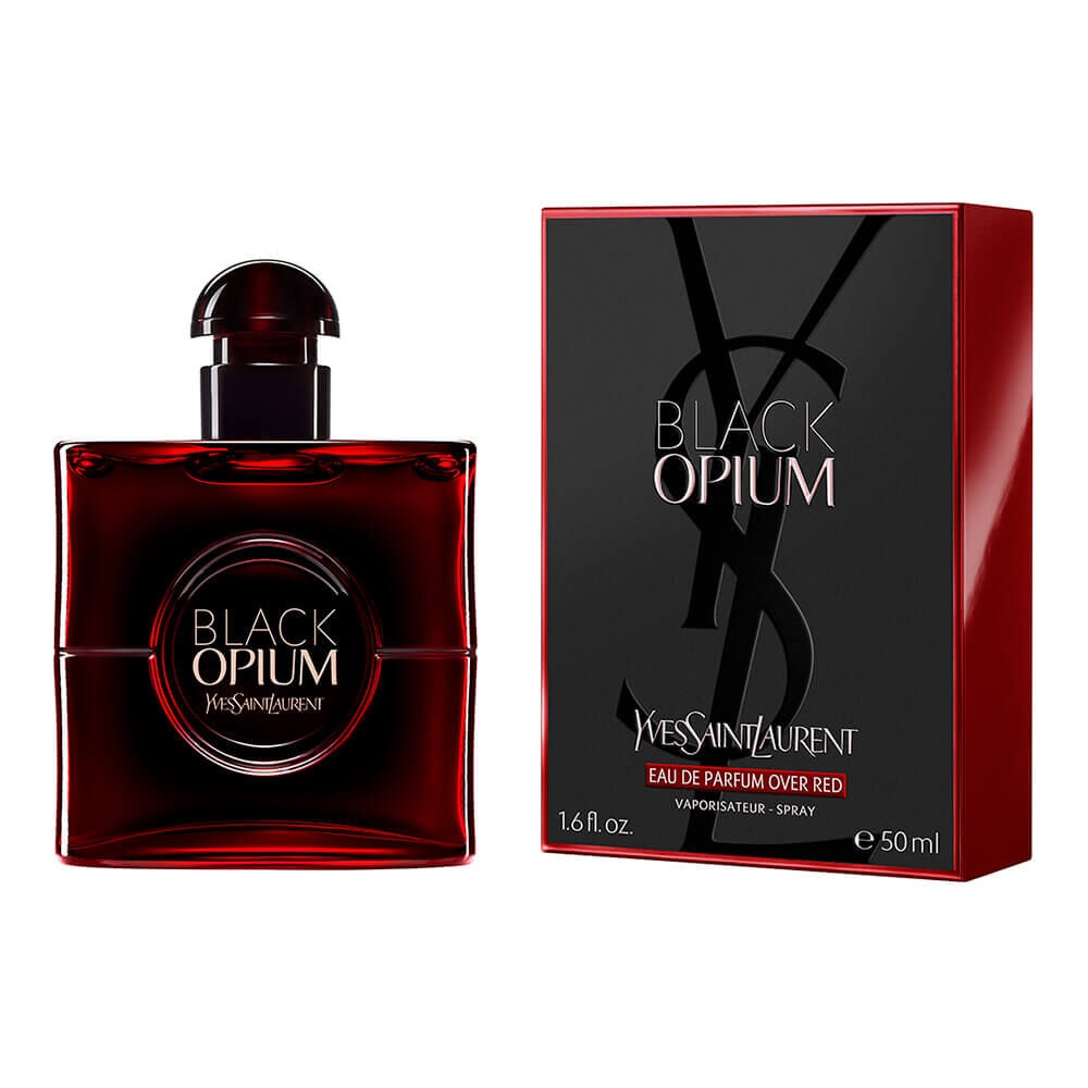 香水(女性用) YSL Black Opium Over Red 90ml Perfume Yves Saint Laurent Black Opium Over Red Feminino Eau de