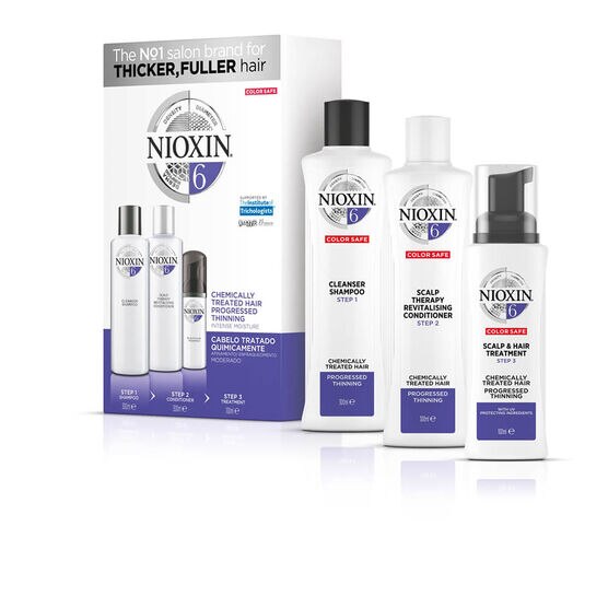Kit Nioxin Sistema 6 (SHAMPOO e CONDICIONADOR 300ml, LEAVE-IN 100ml