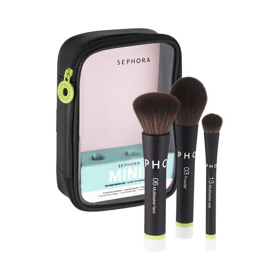 MINI KIT DE PINCÉIS ROSTO E OLHOS SEPHORA COLLECTION ESSENTIAL SET