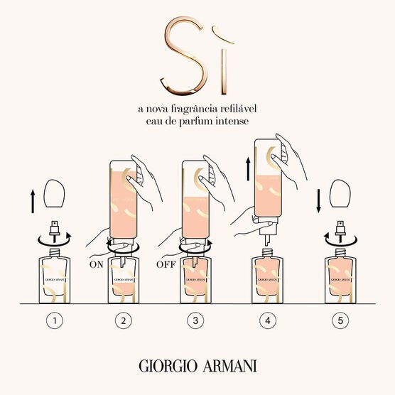 Refil Perfume Giorgio Armani Sì Intense Feminino Eau de Parfum