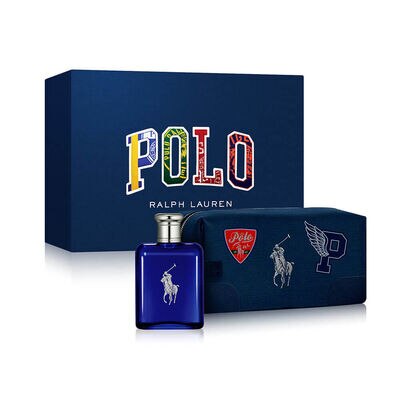 Kit Coffret Ralph Lauren Polo Blue Masculino Eau de Toilette