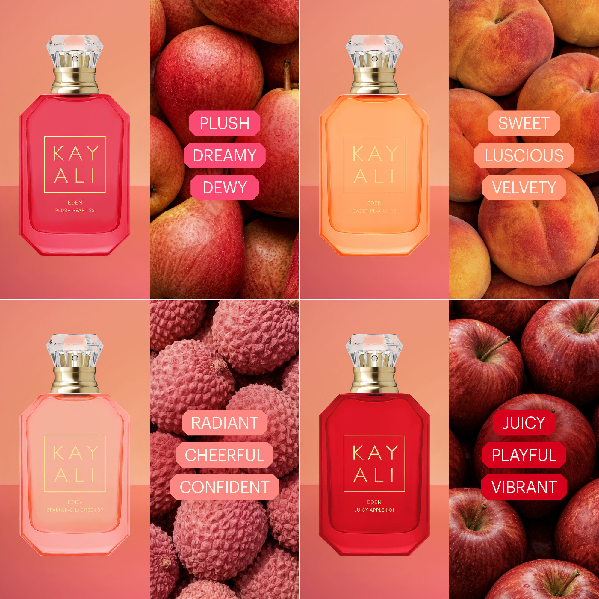 KAYALI EDENシリーズ 3本セット (10ml) KIT COFFRET KAYALI EDEN OBSESSIONS FEMININO EAU DE PARFUM