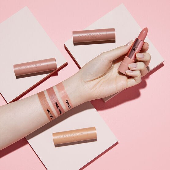 Batom Matte E Acetinado Anastasia Matte Satin Lipstick