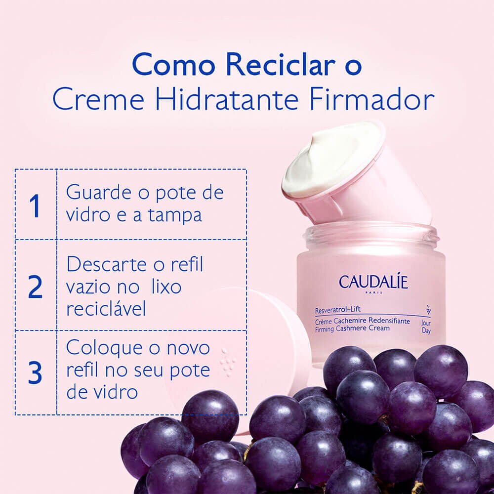 Hidratante Caudalie Resveratrol-Lift Diurno Cashmere Refil | Sephora