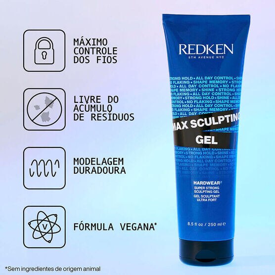 Gel de Fixação Redken Styling Max Sculpting