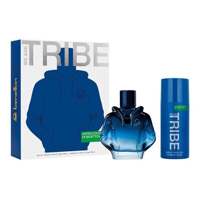 Kit Coffret Benetton We Are Tribe Masculino Eau de Toilette