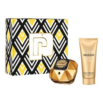 Kit Coffret Rabanne Lady Million Fabulous Feminino Eau de Parfum Intense