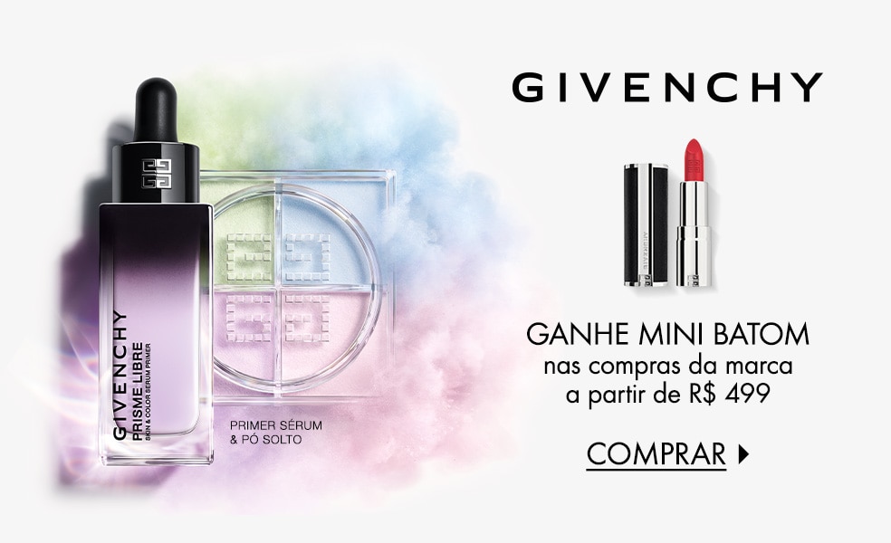 Givenchy | Ganhe mini batom nas compras da marca a partir de R$ 499