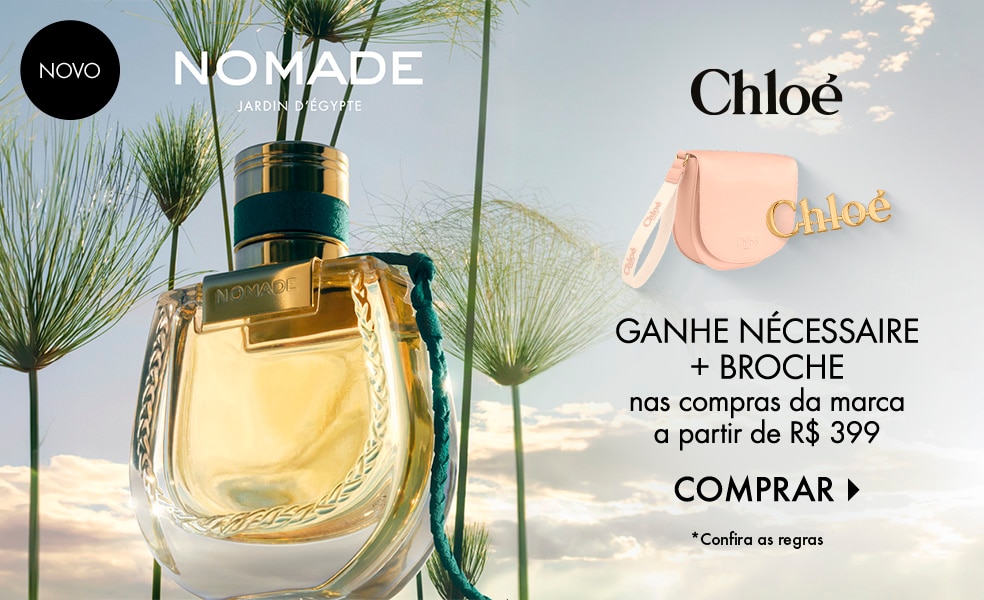 Chloé | Ganhe nécessaire + broche nas compras da marca a partir de R$ 399