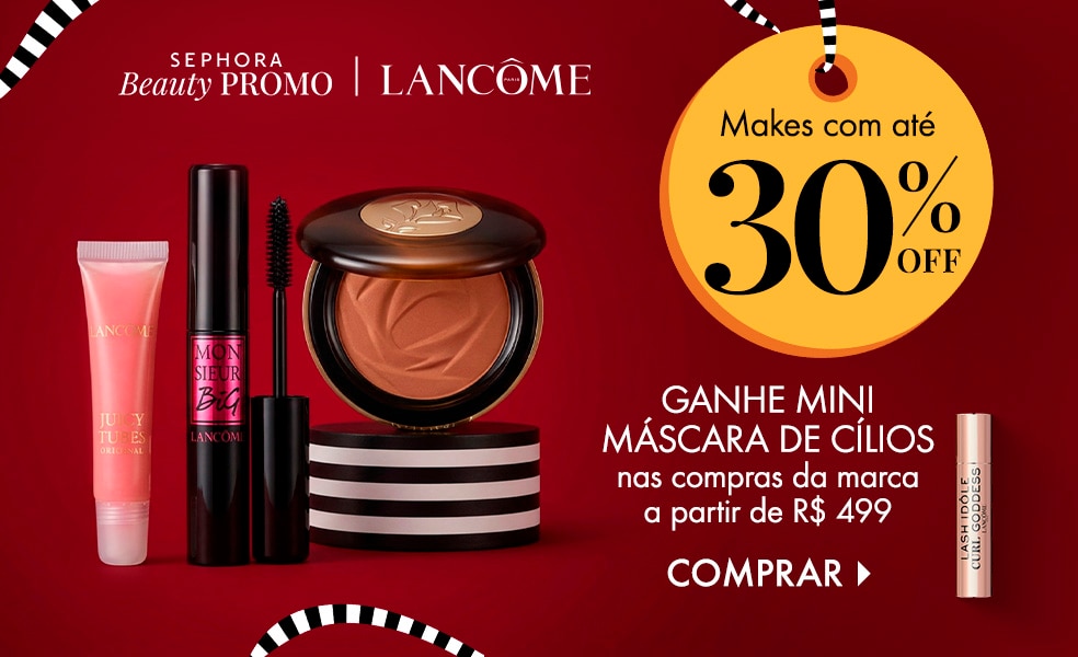 Lancôme | Ganhe mini máscara de cílios nas compras da marca a partir de R$ 499