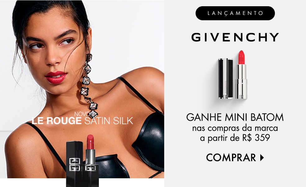 Givenchy | Ganhe mini batom nas compras da marca a partir de R$ 359