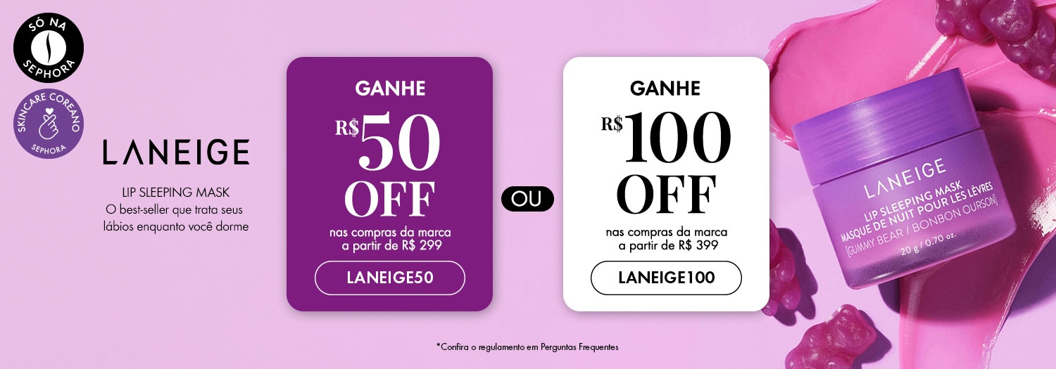 Laneige - Escolha seu cupom de desconto