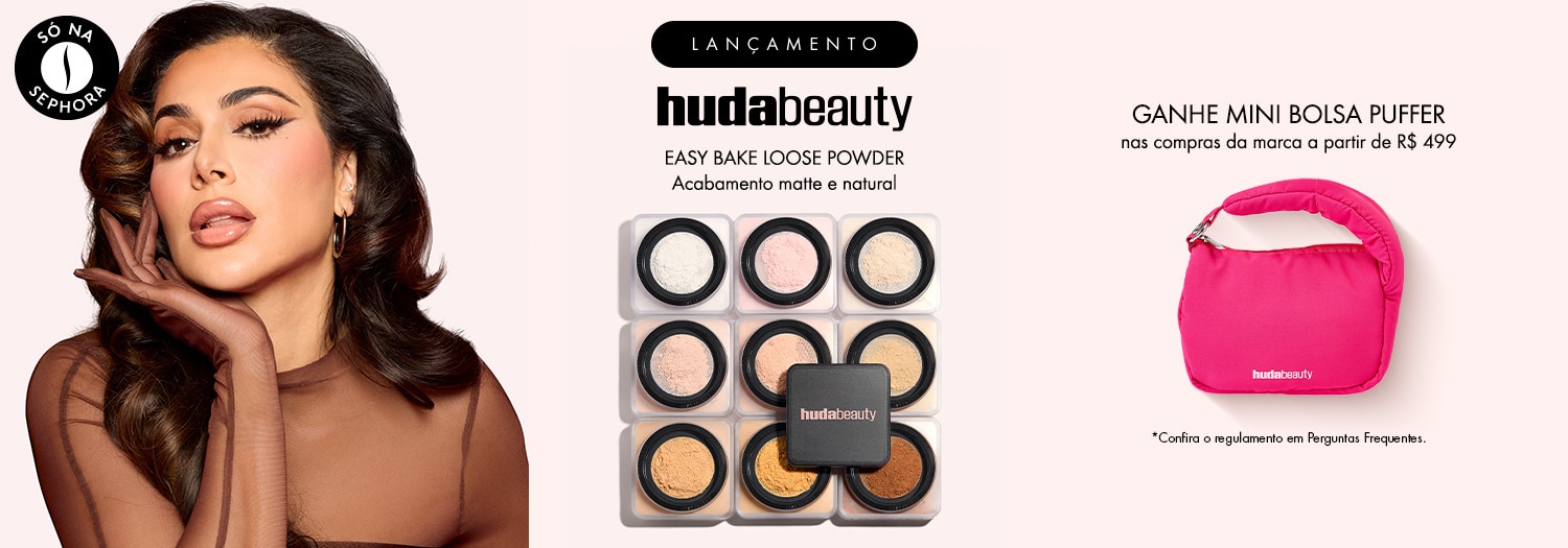 Huda Beauty - Mini bolsa puffer a partir de R$ 499