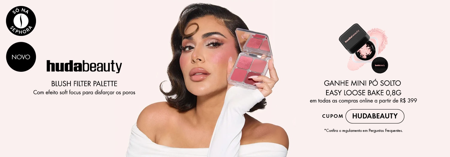 Huda Beauty - Ganhe mini pó solto Easy Loose Bake