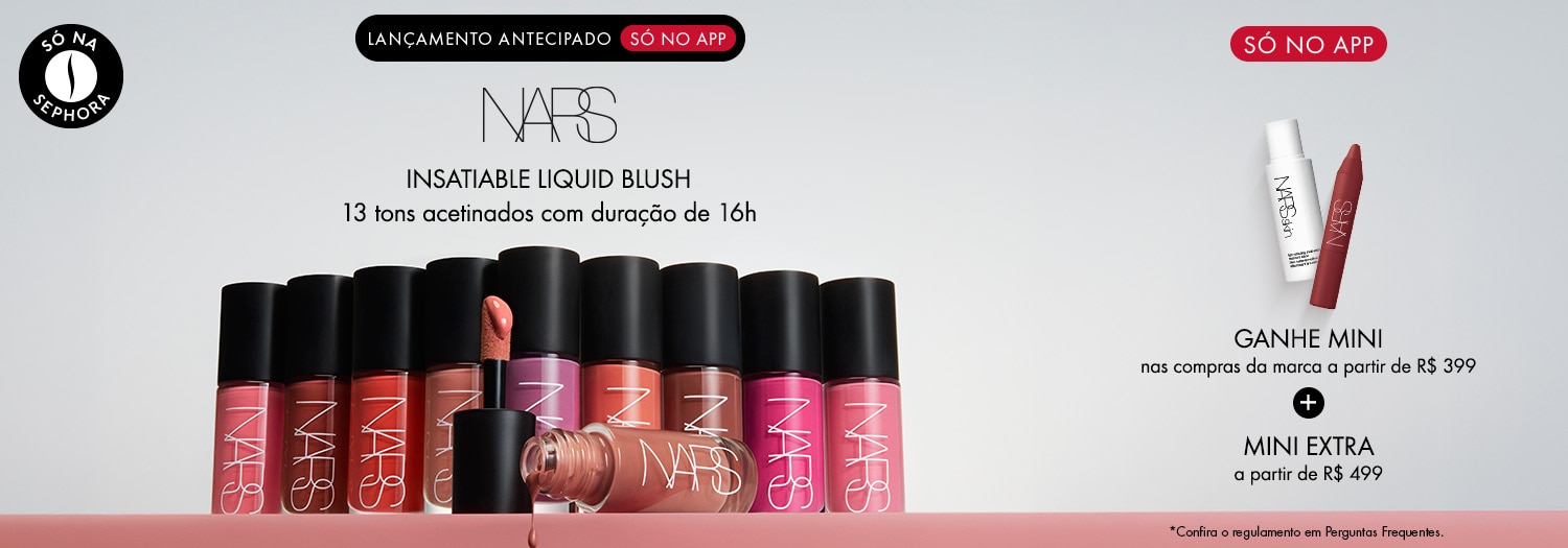 NARS - SÓ NO APP | Ganhe mini